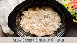 🍗 Easy Slow Cooker Shredded Chicken Versatile Juicy and Perfect Every Time 🥙✨ [upl. by Aynnek]