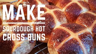 Hot Cross Buns Tutorial  Sourdough or Instant Yeast [upl. by Greenquist484]