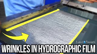 HOW TO FIX WRINKLES IN HYDROGRAPHIC FILM Liquid Concepts  Weekly Tips and Tricks [upl. by Ettenotna269]