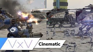 Star Wars vs Warhammer 40k Christophsis Armored Attack  Cinematic  Assault Squad 2 [upl. by Anuahsar]