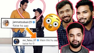 Fainat Fan edits  Mr Faisu and Jannat Zubair  Part 2  Desi Peeps Reaction [upl. by Owain]