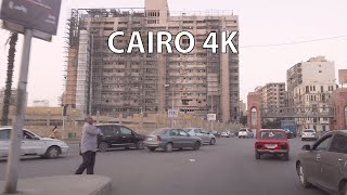 Cairo Egypt 4K  Rush Hour  Driving Downtown [upl. by Gnouh]