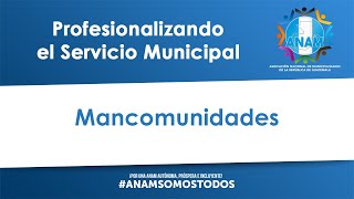 Mancomunidades [upl. by Boyce756]