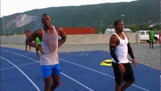 Usain Bolt  Glen Mills Training Session [upl. by Cathrin158]