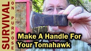 How To Make A Tomahawk Handle From Scratch [upl. by Piers]