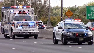 Police Cars Fire Trucks And Ambulances Responding Compilation Part 12 [upl. by Junius669]