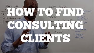 How To Find Consulting Clients [upl. by Sheridan]