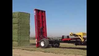 MilStak PullType Large Bale Stacker [upl. by Acirrej272]