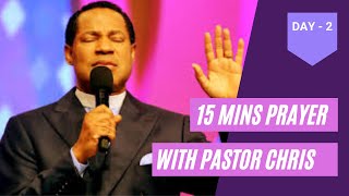 15 MINS PRAYER WITH PASTOR CHRIS OYAKHILOME DAY 2 PRAYING IN TONGUES [upl. by Allets]