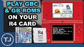 Play GameBoy amp GameBoy Color Games On R4 Card [upl. by Eshman]