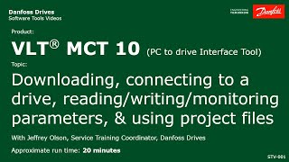 VLT® Drives MCT 10 Basic Functionality [upl. by Pedroza]