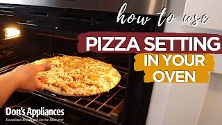 How to Use Your Ovens Pizza Setting  Bosch Convection Ovens [upl. by Ward]