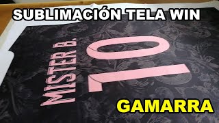 SUBLIMACIÓN EN TELA WIN CAMISETAS DEPORTIVAS PARA FÚTBOL  DEPORTES GIMNASIO  GALERÍA YUYI GAMARRA [upl. by Dimphia]