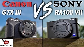 Canon G7X III VS Sony RX100 VII  YouTube Cameras of the Future [upl. by Loggia]