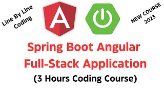 Spring Boot  Angular Full Stack  Full Course NEW ✅ [upl. by Nance]