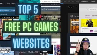 Top 5 Best Free Pc Game Download Websites Tagalog [upl. by Einitsed]