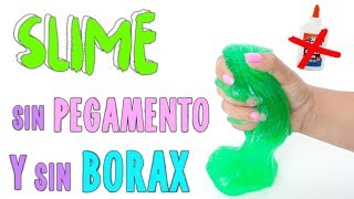 PROBANDO SLIME SIN PEGAMENTO Y SIN BORAX [upl. by Red]