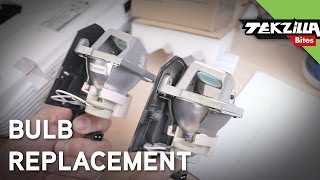 How to Replace a Projector Lamp [upl. by Liartnod543]