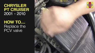 Chrysler PT Cruiser 2001  2010  Replace the PCV valve [upl. by Pollard]