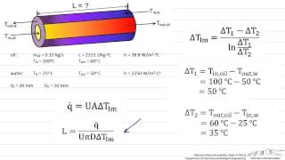 Sizing a Heat Exchanger CounterFlow [upl. by Adriene919]