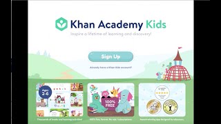 Getting started with Khan Academy Kids [upl. by Enitnatsnoc]