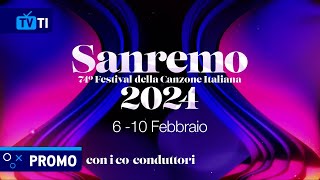 Promo Sanremo 2024 con i coconduttori  Rai 1 HD [upl. by Ursulina]