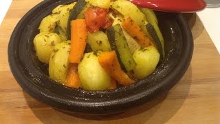 Recette facile de Tajine de poulet aux légumes [upl. by Akedijn747]