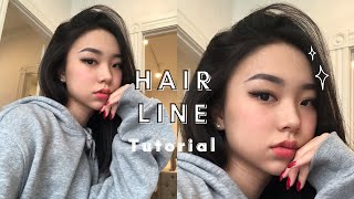 HOW TO GET A PERFECT HAIRLINE  HAIRLINE TUTORIAL [upl. by Linnea]