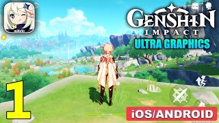 Genshin Impact Mobile  Gameplay Walkthrough Part 1  Tutorial iOS Android [upl. by Ruvolo]