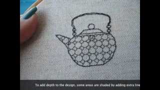 Blackwork embroidery A step by step guide [upl. by Agnese]