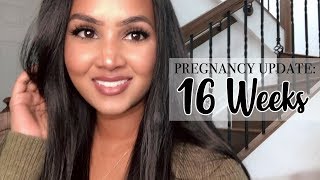 16 Week Pregnancy Update  Symptoms  Baby Bump  ariellethalia [upl. by Cannice]