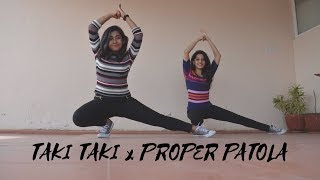 TAKI TAKI x PROPER PATOLA CHOREOGRAPHY  DJ PATANX REMIX  DYNAMIC DANCE DUO [upl. by Annatnas593]