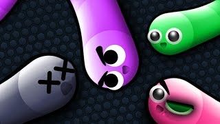 TOP 50 FUNNIEST FAILS IN SLITHERIO [upl. by Mack891]