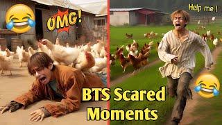 BTS Scared Moments Scary Experience [upl. by Lula356]