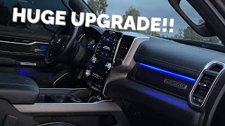 Custom Interior Lighting On My 2020 RAM [upl. by Fausta]