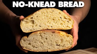 NoKnead Bread Overnight Version The New York Times Recipe [upl. by Aiuhsoj]