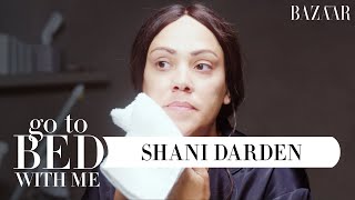 Celebrity Facialist Shani Dardens Nighttime Skincare Routine  Go To Bed With Me  Harpers BAZAAR [upl. by Nyliuqcaj]