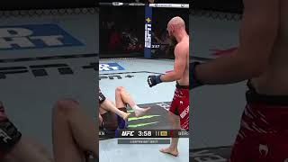 this kick was NASTY 🤢 UFC312 [upl. by Lienaj]