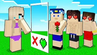 GERÇEK HAYATTA TİNDER  💚 Minecraft [upl. by Leirvag]