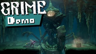 GRIME  Full Demo Gameplay amp The First Boss Fight [upl. by Fermin]