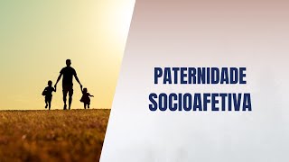 Paternidade socioafetiva [upl. by Donata482]