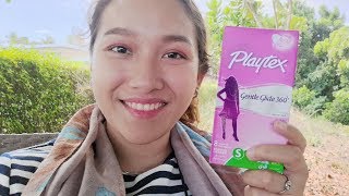 Tampon 101  How to Use Tampon ft PLAYTEX TAMPON [upl. by Harraf]