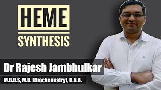 Heme synthesis pathway with mnemonic [upl. by Azer302]