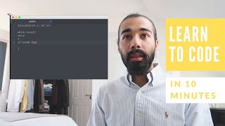 basics of CODING in 10 minutes [upl. by Takakura]