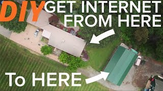 How To get Internet From a House To Outbuildings Barn Studio Office Setting Up a Wifi Bridge [upl. by Bogie747]