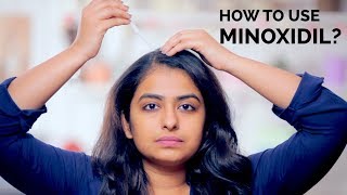 How To Use Minoxidil  Hair Regrowth  Skin Diaries [upl. by Nnaillij887]