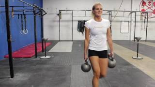 Kettlebell Farmers Walk  CrossFit Exercise Guide [upl. by Rehpotsyrk727]