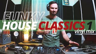 FUNKY HOUSE classics 90s  2000s vinyl mix [upl. by Adlez]