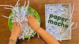 How to make a paper mache [upl. by Atiken654]