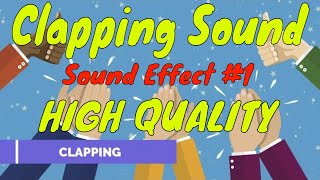 Clapping Sound Effect 1 HD  HIGH QUALITY [upl. by Enamart]